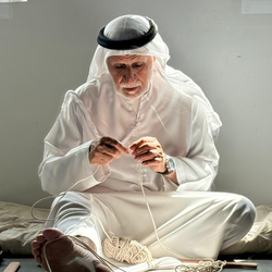 ورشة الحِرف البحرية: الدِّين (شبكة غوص اللؤلؤ التقليدية)